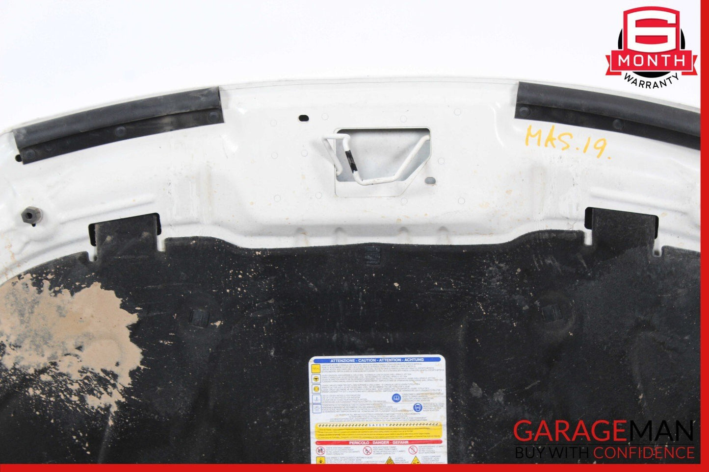 14-20 Maserati Ghibli Hood Bonnet Panel Assembly White OEM