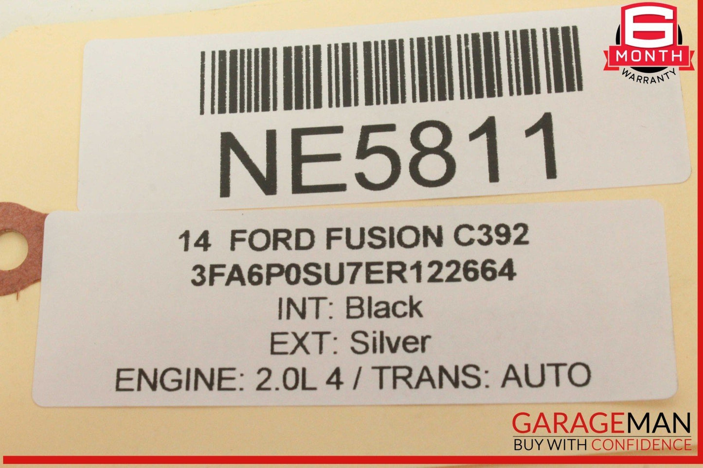 13-20 Ford Fusion Front Right Passenger Side Exterior Door Handle Silver OEM