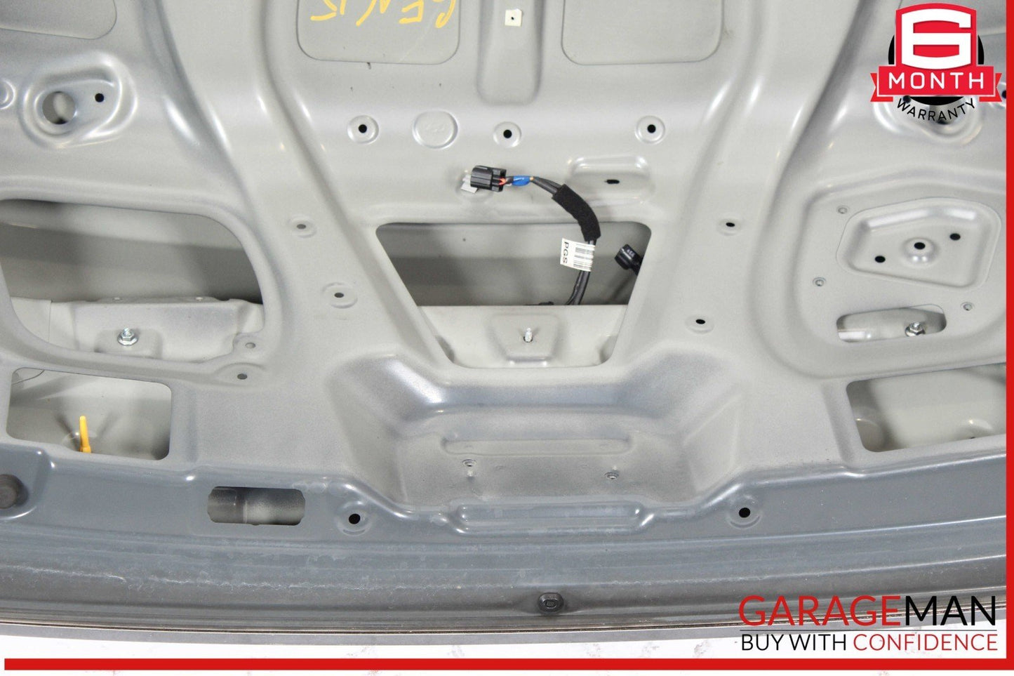 15-16 Hyundai Genesis Sedan Rear Trunk Lid Shell Panel Deck Gray OEM