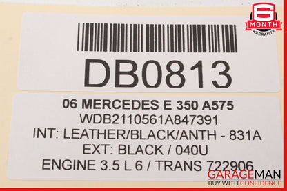 03-06 Mercedes W211 E350 Front Left or Right Top Upper Seat Cushion OEM