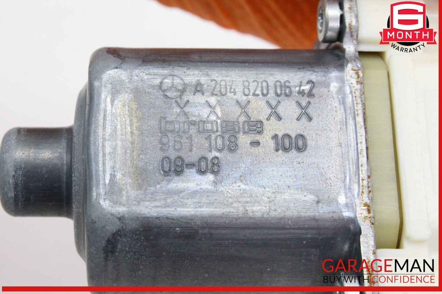 08-16 Mercedes X204 GLK350 4MATIC Rear Right Side Window Regulator Motor OEM
