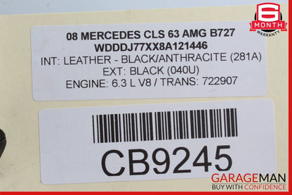 06-11 Mercedes W219 CLS63 AMG CLS550 Headlight Support Bracket Left Side OEM