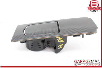 10-16 Porsche Panamera 970 E-Hybrid Rear Console Cupholder Trim Carbon Fiber OEM