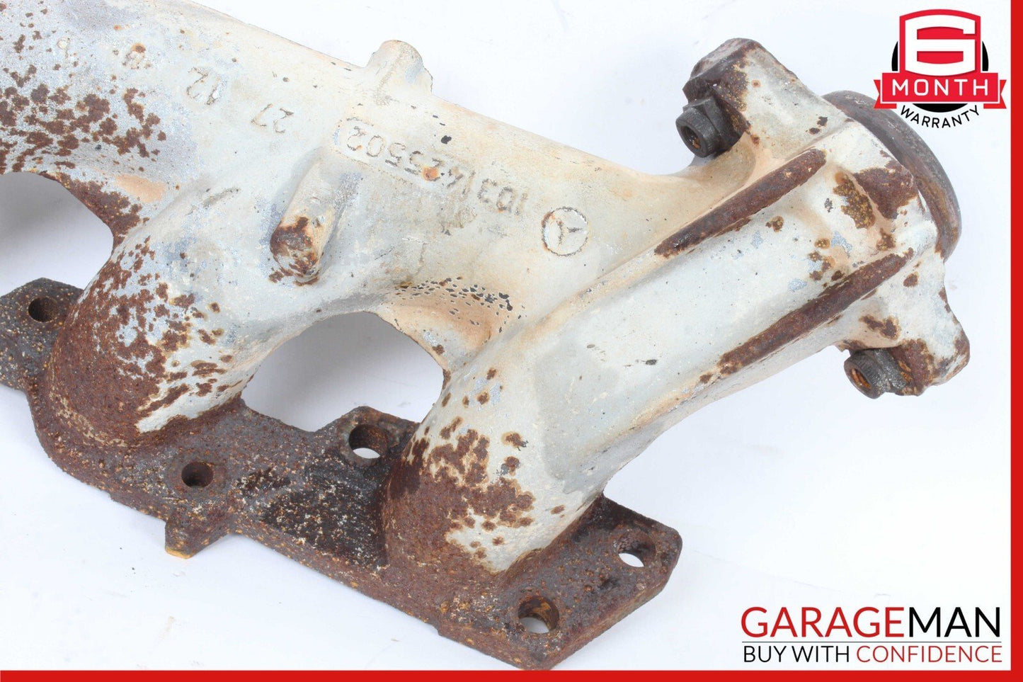 86-93 Mercede W124 300E 300SEL Rear Side Exhaust Manifold Header Set of 2 Pc OEM