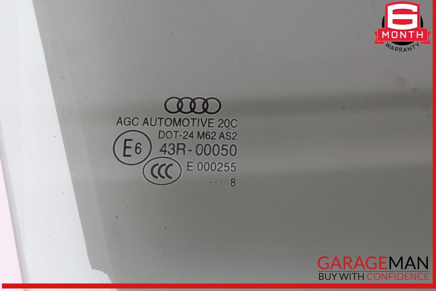17-24 Audi Q7 Front Right Passenger Side Door Window Glass 4M0845022 OEM