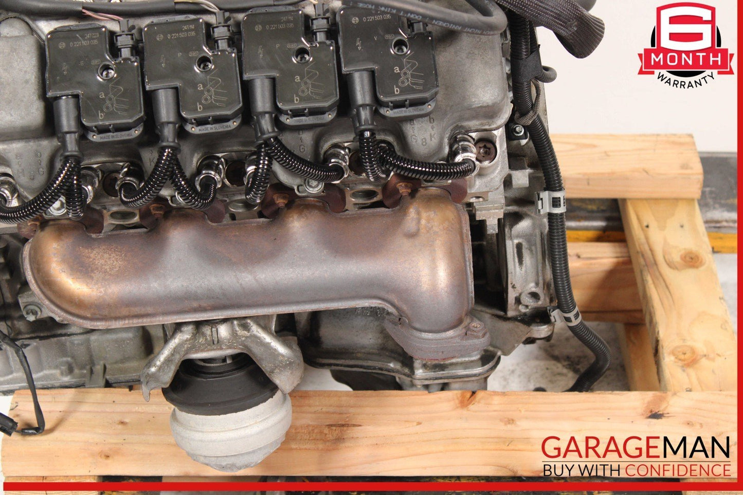 03-06 Mercedes R230 SL500 RWD Engine Motor Block Assembly OEM 146k