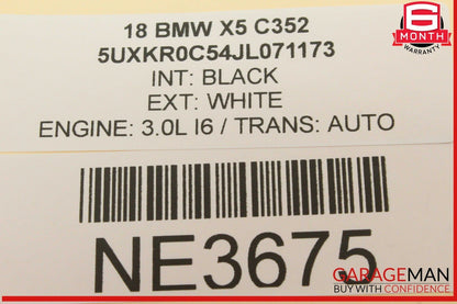 14-18 BMW X5 F15 X3 X4 X6 Right Passenger Side Window Regulator Motor OEM