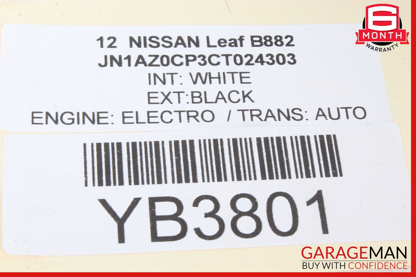 11-12 Nissan Leaf Front Overhead Reading Dome Light Lamp OEM