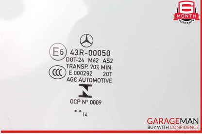 14-18 Mercedes W117 CLA250 Front Right Passenger Door Window Auto Glass OEM