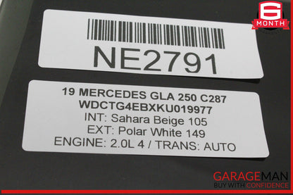 15-20 Mercedes X156 GLA250 GLA45 AMG Rear Left Side Door Window Glass OEM