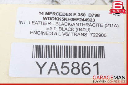 10-18 Mercedes W207 E350 E63 AMG Rear Fuse Relay Box SAM Signal Acquisition OEM