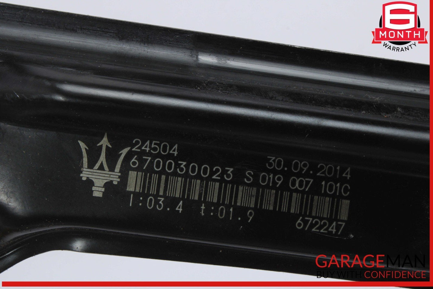 14-22 Maserati Ghibli Rear Left Driver Side Window Regulator 670030023 OEM