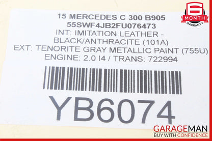 15-20 Mercedes W205 C300 GLC350e E300 M274 2.0L ECU ECM Engine Control Module