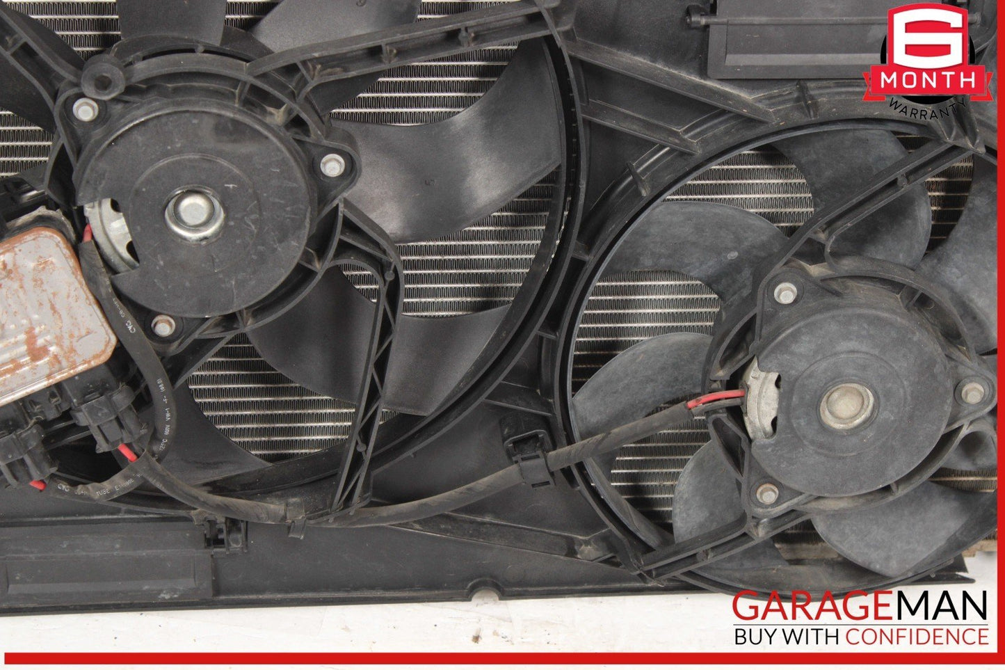 12-17 Range Rover Evoque 2.0L Engine Radiator A/C Condenser Assembly OEM