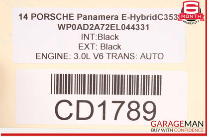 12-16 Porsche Panamera 970 E-Hybrid Right Exhaust Downpipe 97011335016 OEM
