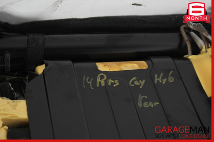 11-13 Porsche Cayenne 958 Hybrid Rear Left Top Upper Seat Cushion Assy Black