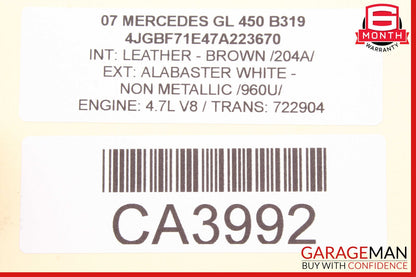 06-13 Mercedes W164 ML350 Front Right Side Upper Suspension Control Arm OEM