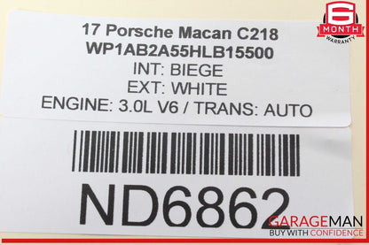 15-24 Porsche Macan 95B Rear Left Driver Side Seat Airbag Air Bag 95B880441