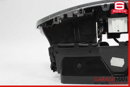 07-13 Mercedes W221 S550 S450 Center Dash A/C Air Vent Trim Clock 2218300954 OEM