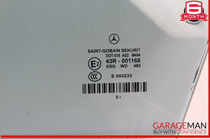 06-11 Mercedes W219 CLS500 CLS550 Front Left Driver Side Door Window Glass