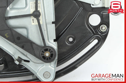 10-16 Mercedes W207 E350 E400 Rear Left Window Regulator Motor Plate Frame Assy