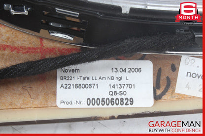 07-09 Mercedes W221 S550 Dash Board Dashboard Center Bezel Trim Cover Panel OEM