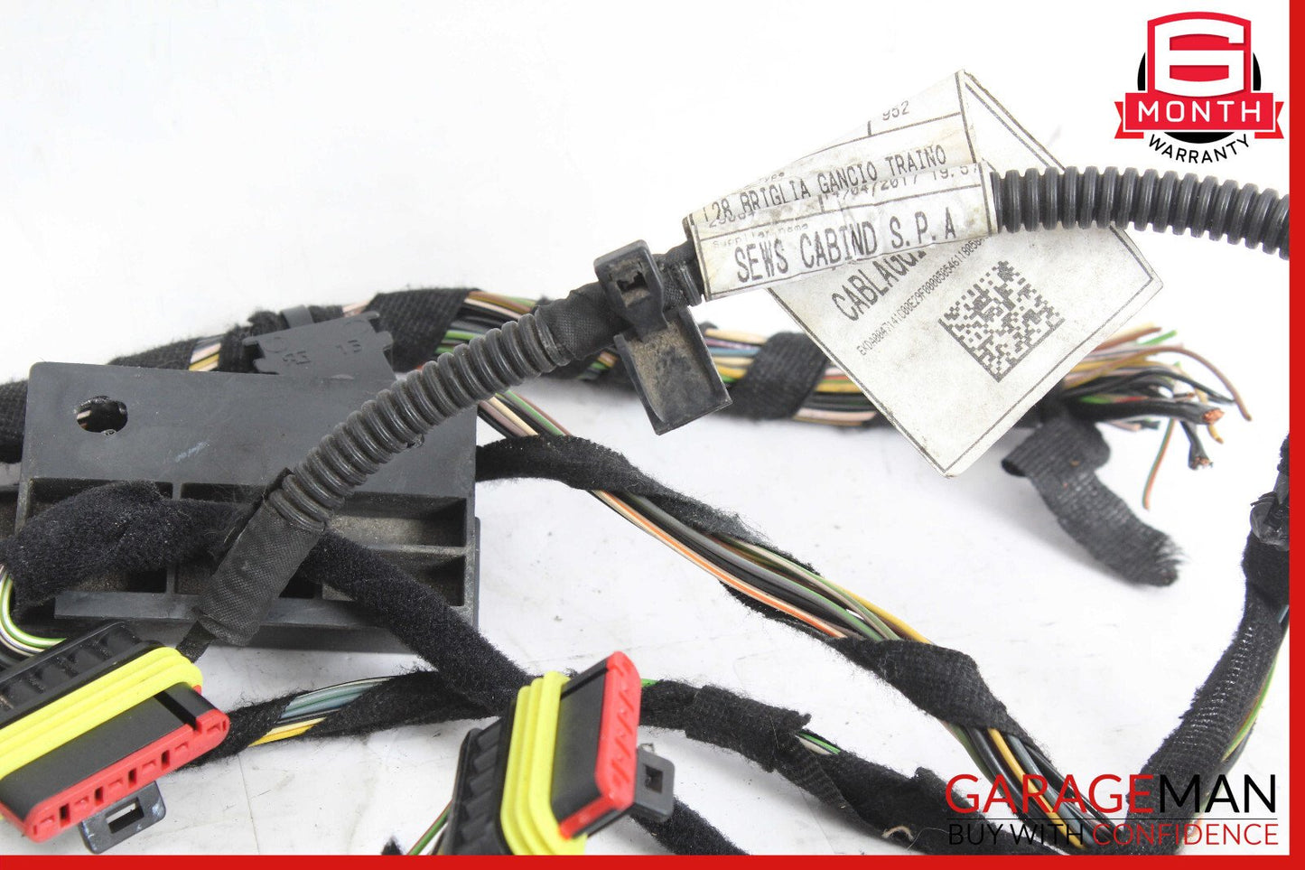 17-22 Alfa Romeo Giulia Rear Bumper Tow Trailer Hitch Harness OEM