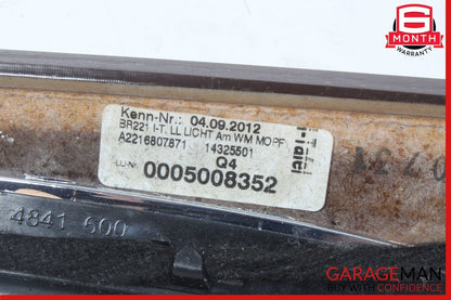 10-13 Mercedes W221 S550 S450 4Matic Dashboard Dash Center Trim Molding OEM