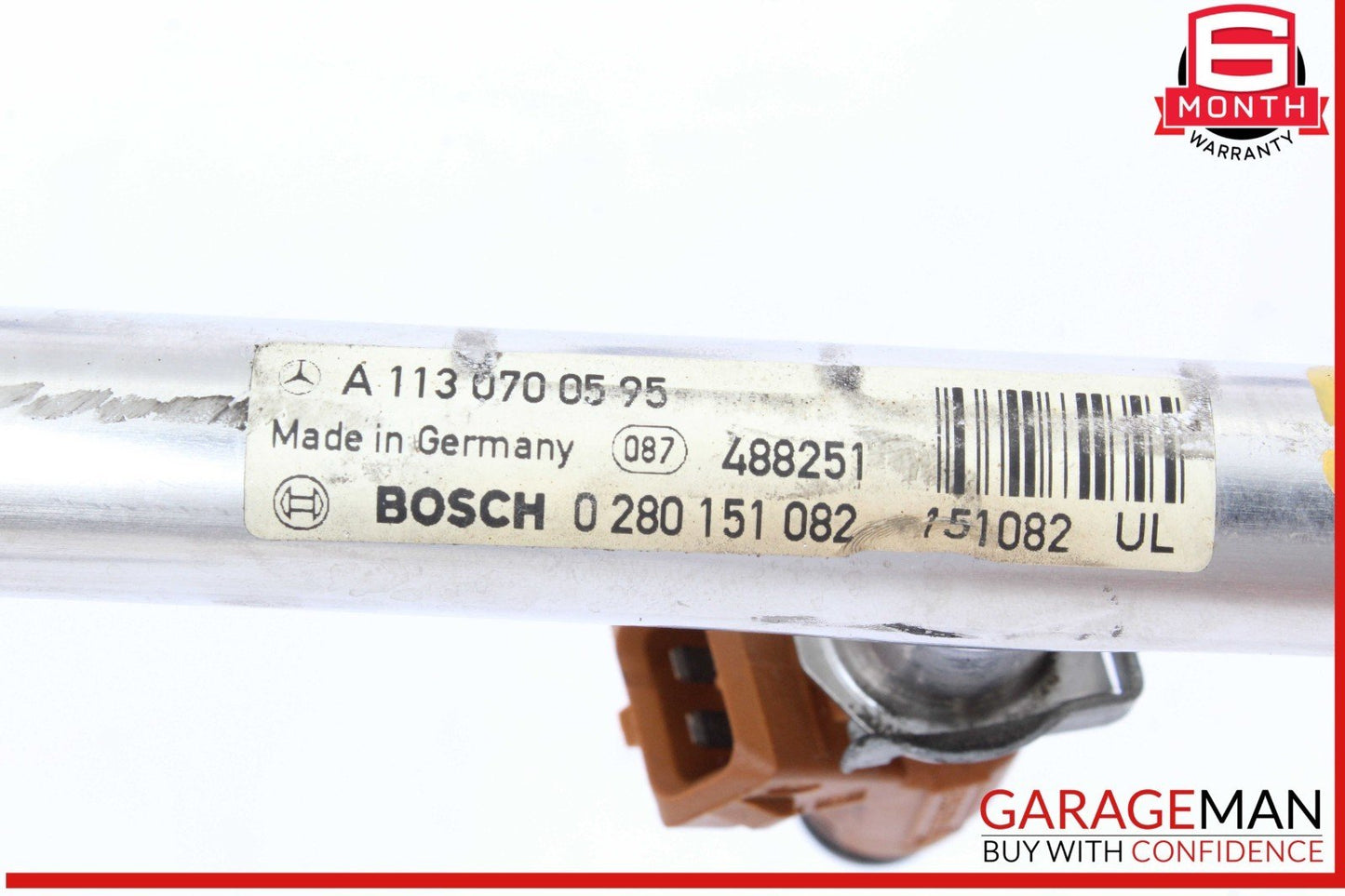 00-06 Mercedes W211 E500 S500 SL500 CL500 E430 Fuel Injector Rail Assembly OEM