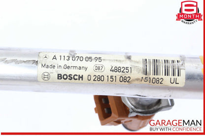00-06 Mercedes W211 E500 S500 SL500 CL500 E430 Fuel Injector Rail Assembly OEM