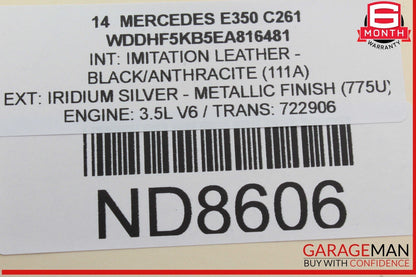 10-18 Mercedes W212 E350 E400 Rear SAM Fuse Box Relay Control 2129009722 OEM