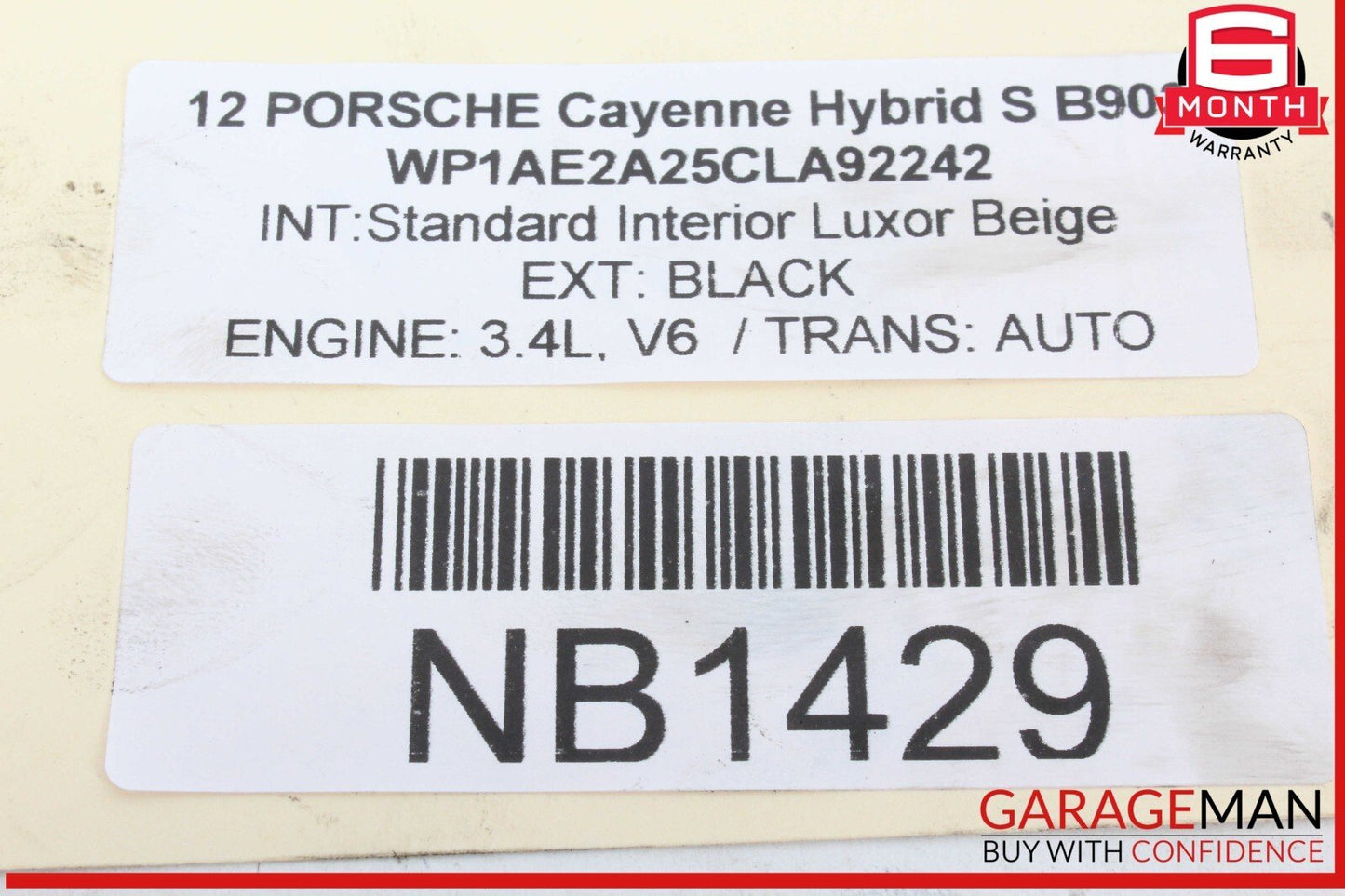 11-18 Porsche Cayenne S 958 Front Left Driver Spindle Knuckle Hub Bearing OEM