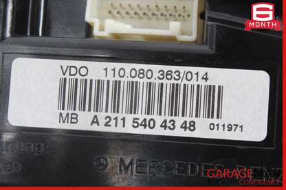 07-09 Mercedes W211 E350 Speedometer Odometer Instrument Cluster Gauge OEM