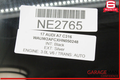 12-18 Audi A7 S7 RS7 Rear Left Driver Side Door Window Auto Glass OEM