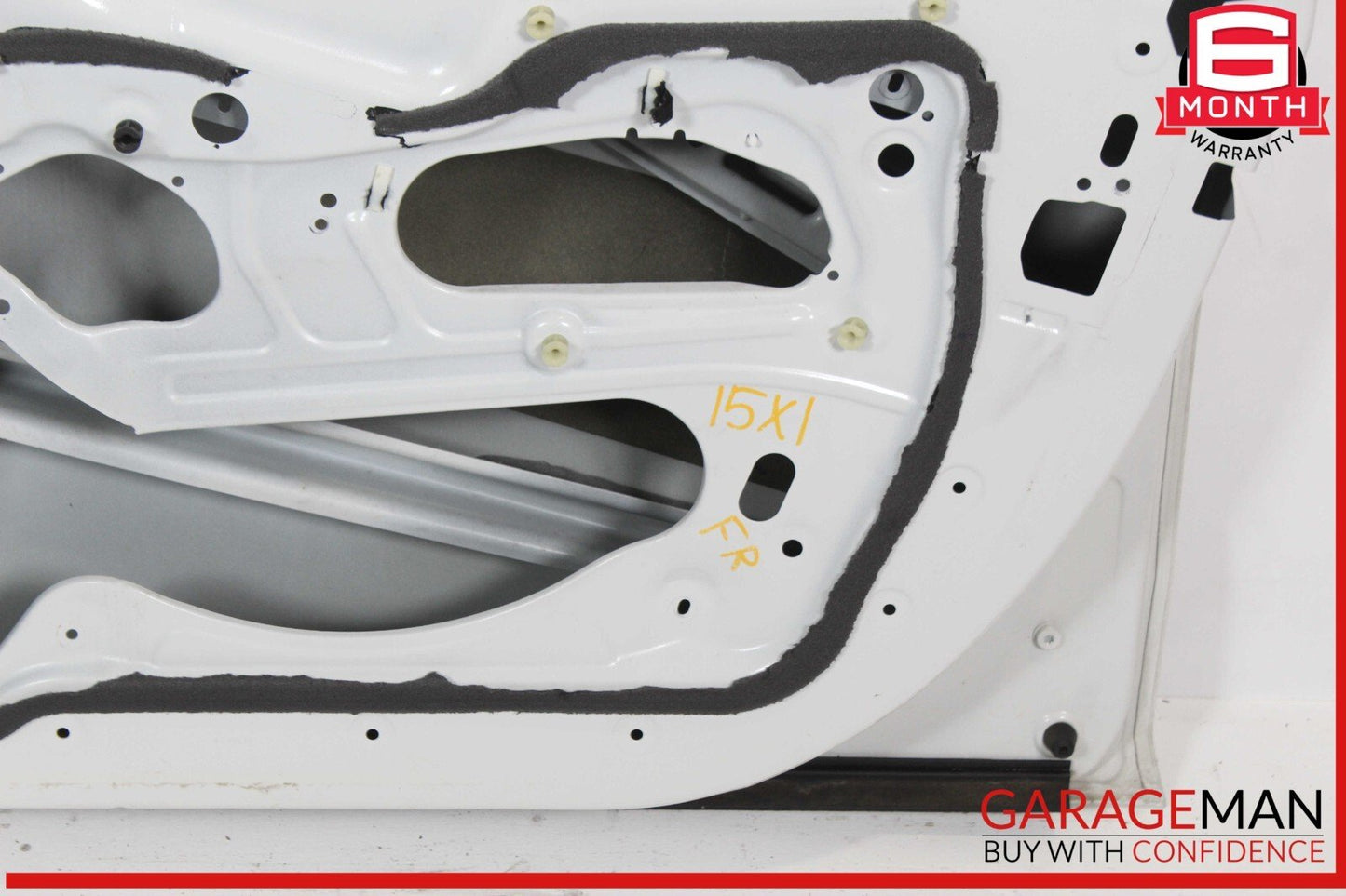 12-15 BMW X1 Front Right Passenger Side Door Shell White OEM