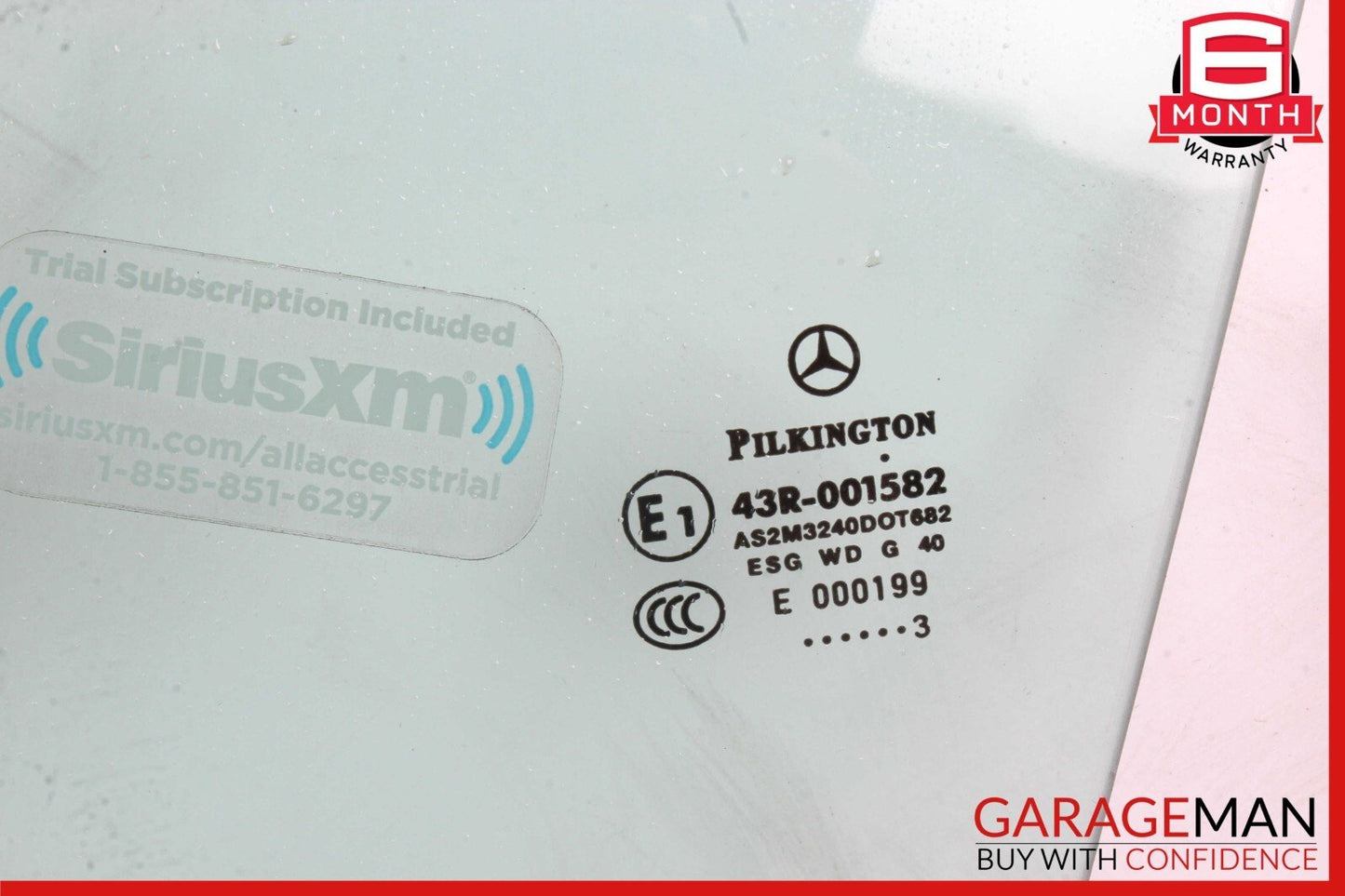05-11 Mercedes R171 SLK280 Pilkington Front Left Side Door Window Auto Glass OEM