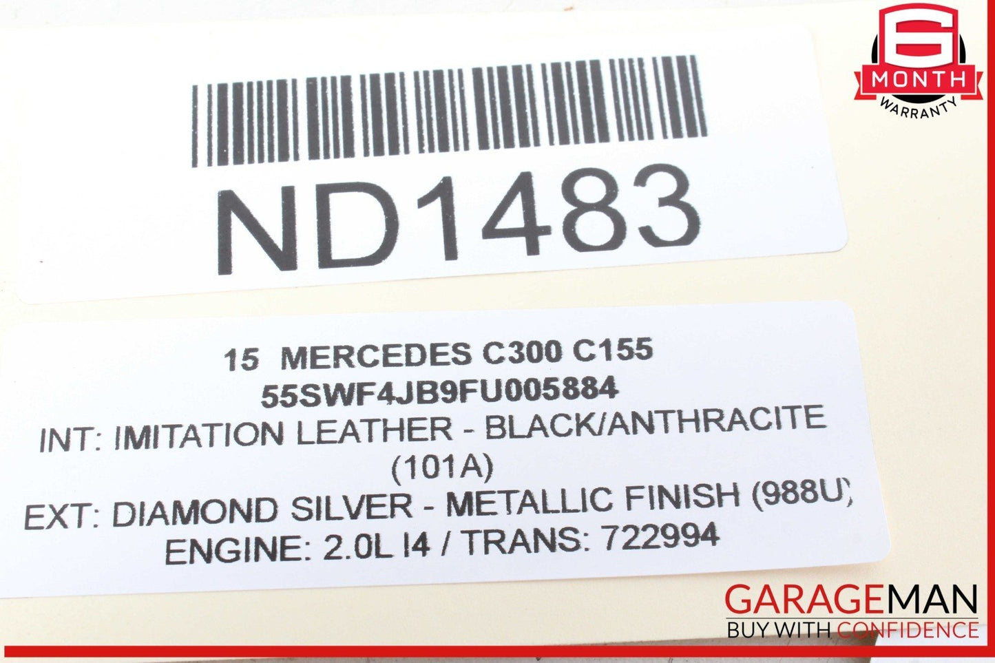 15-20 Mercedes W205 C300 C350e Rear Right or Left Side Lower Control Arm OEM