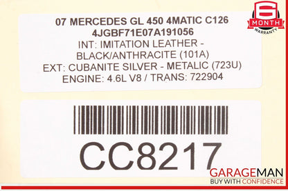 06-12 Mercedes X164 GL450 R350 Front Upper Radiator Core Tie Bar Support Frame