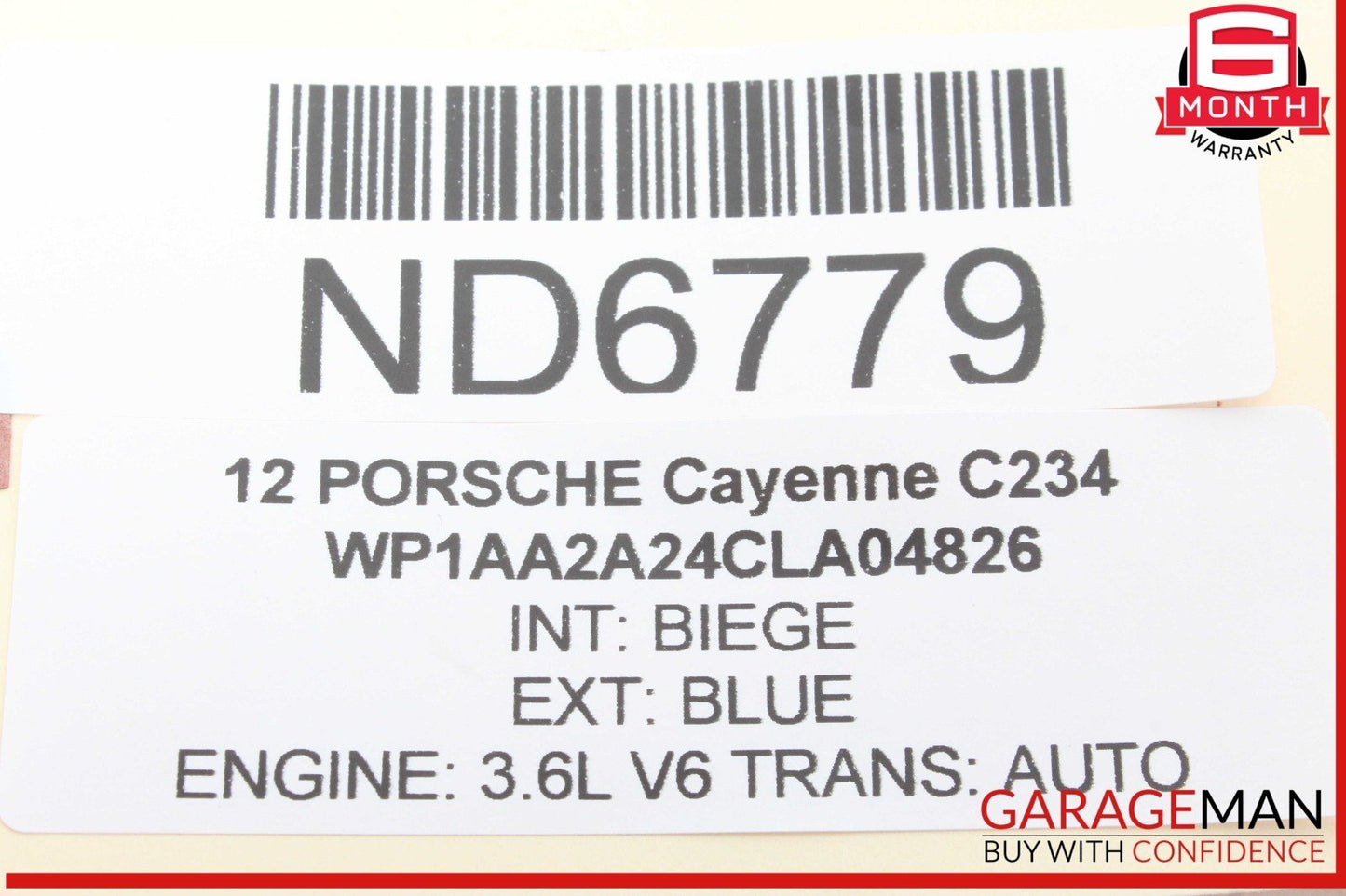11-18 Porsche Cayenne 958 Front or Rear Right Side Exterior Door Handle OEM