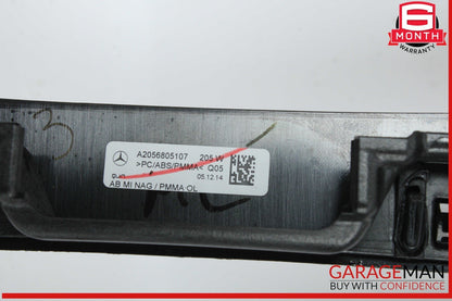 15-18 Mercedes W205 C300 C350e C400 Center Console Trim Bezel w/ Air Vent OEM