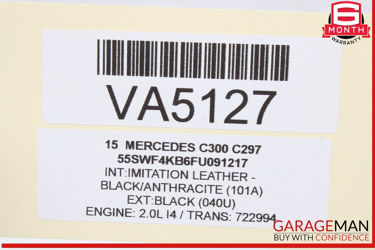 15-18 Mercedes W205 C300 Center Dashboard Hazard Control Switch w/ Clock Assy