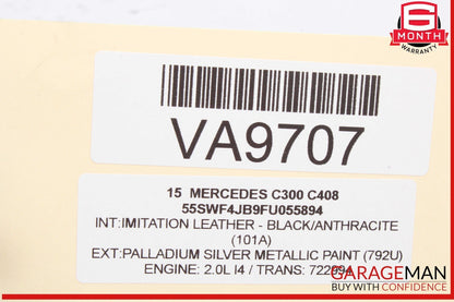 15-20 Mercedes W205 C300 C350e Front Right Side Upper Transverse Control Arm OEM