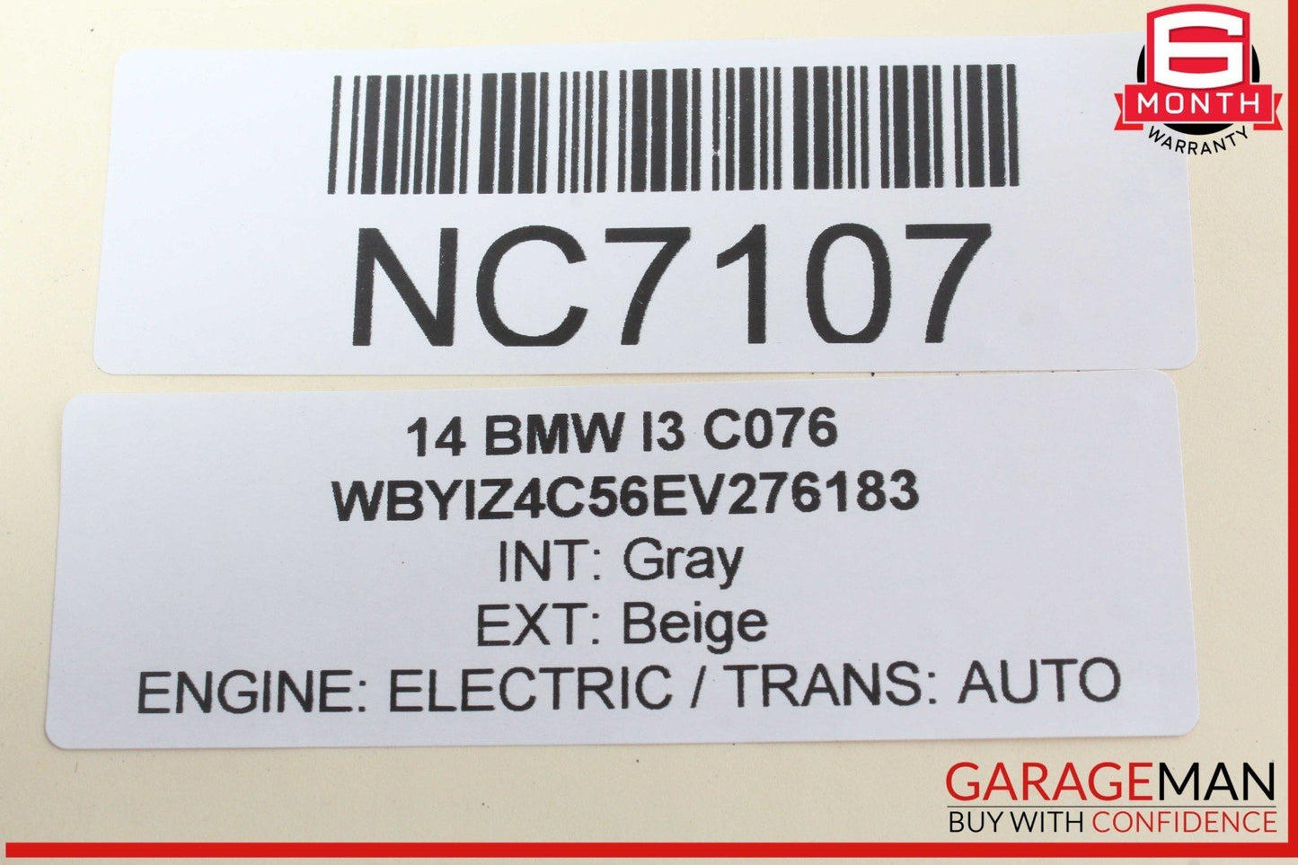 14-21 BMW i3 I01 Hybrid Rear Left Driver Side Quarter Panel Bracket OEM