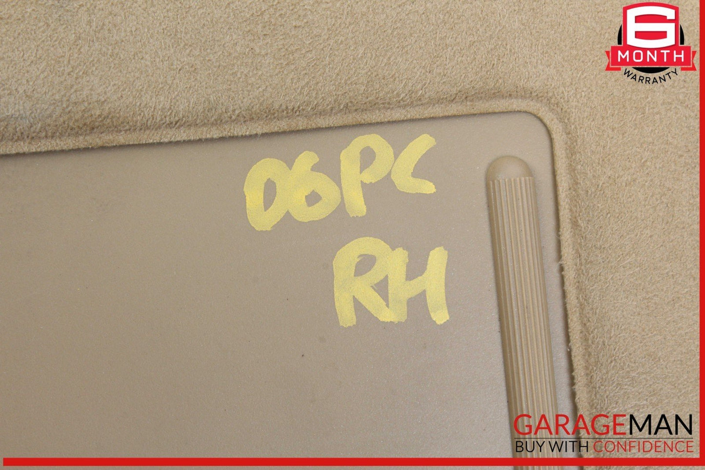 03-10 Porsche Cayenne 955 957 Front Right Side Sunvisor Sun Visor Shade OEM