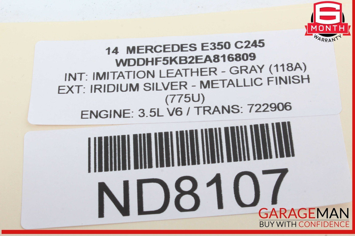 10-17 Mercedes W212 E350 CLS550 Right Passenger Side Exterior Door Handle OEM