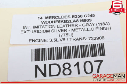 10-17 Mercedes W212 E350 CLS550 Right Passenger Side Exterior Door Handle OEM