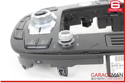13-16 Audi A4 Q5 SQ5 Front Center Console Trim Panel w/ Switches 8T0919611C OEM