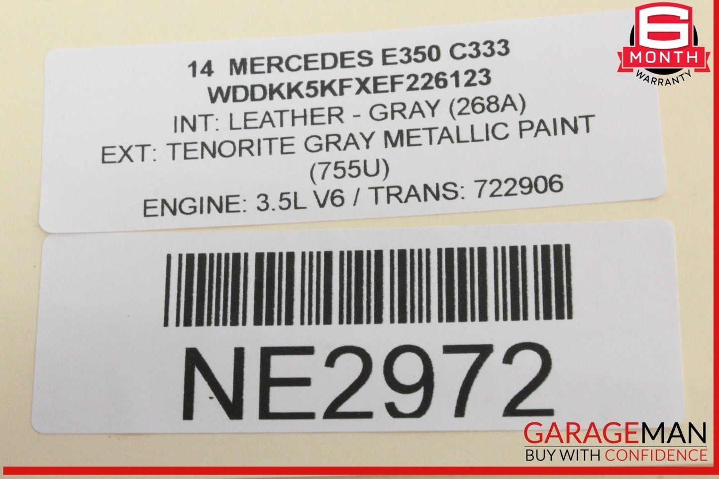 11-17 Mercedes W207 E350 E550 E400 Left or Right Side Bow Tension Cylinder OEM