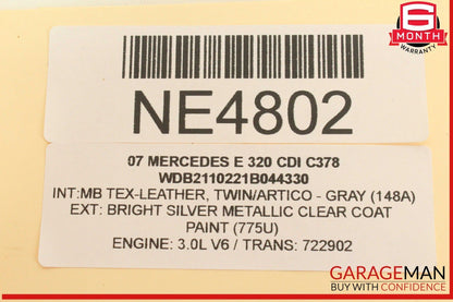 06 Mercedes W211 E320 CDI Kenwood DDX-9903S Audio Media Receiver DVD Player OEM