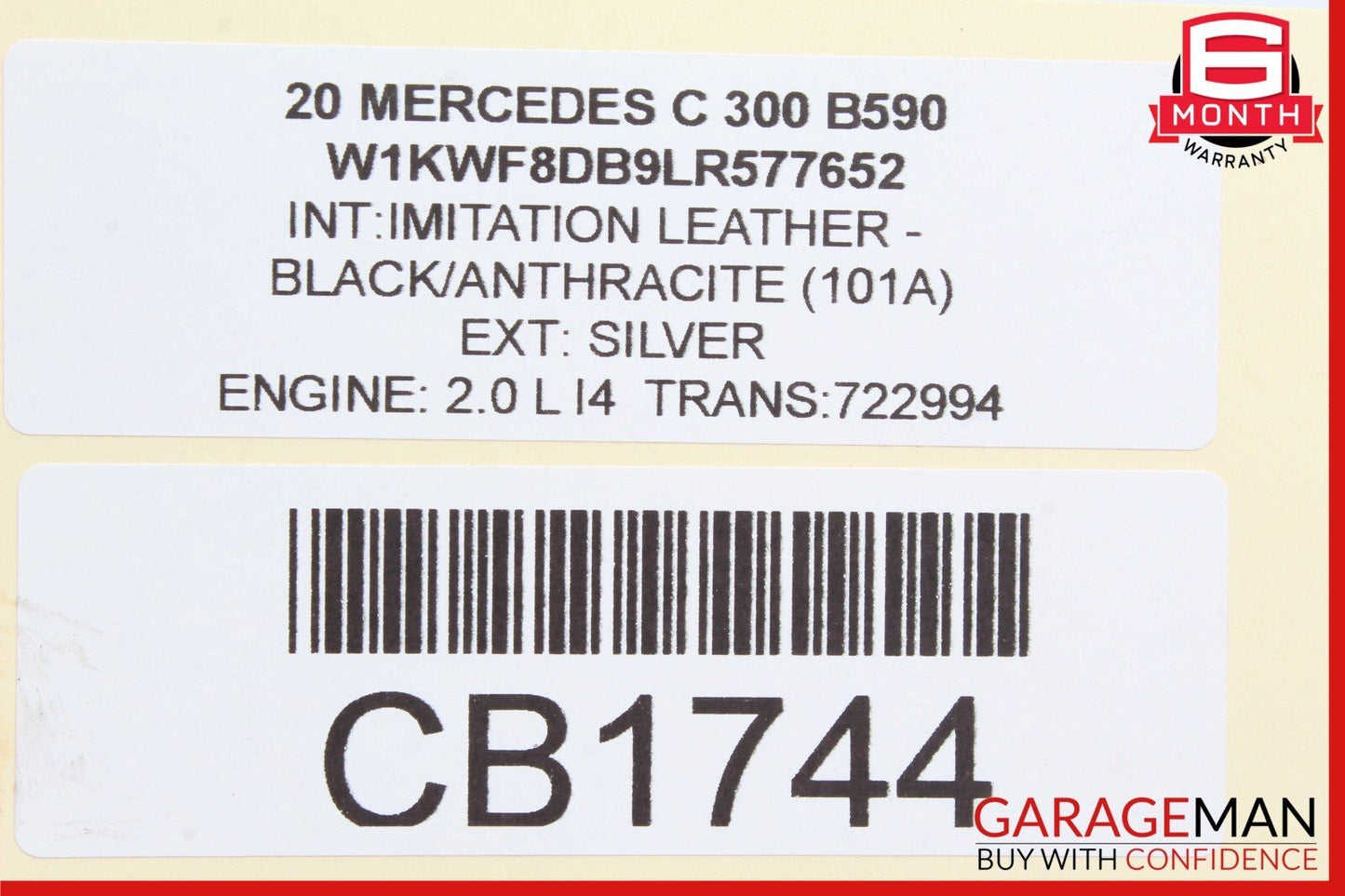 15-20 Mercedes W205 C300 E300 Front Right Side Upper Transverse Control Arm OEM
